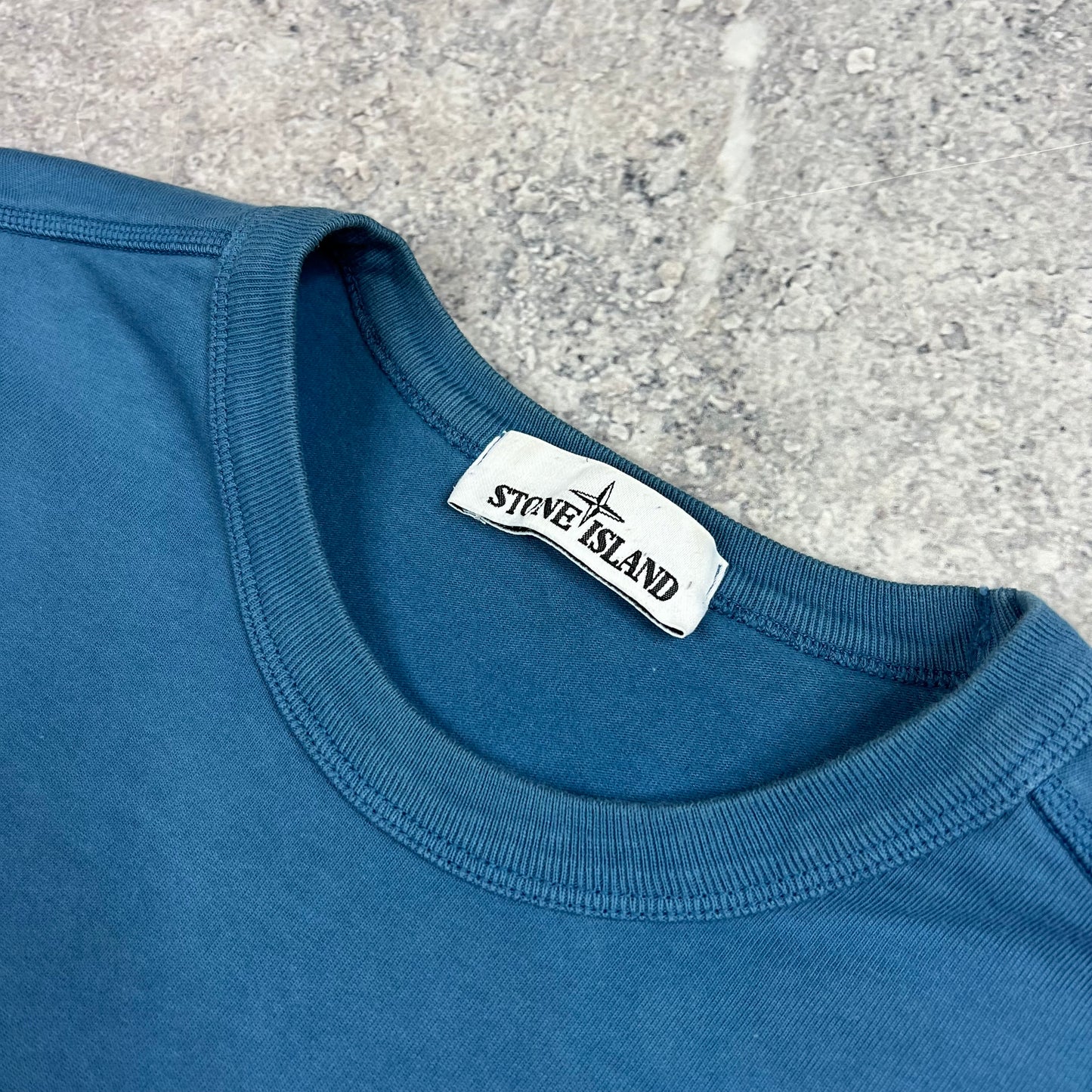 Stone Island Blue Sweatshirt Medium 21.5”