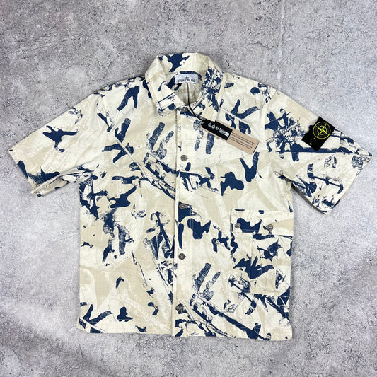Stone Island Scan Camo Ripstop Shirt BNWT