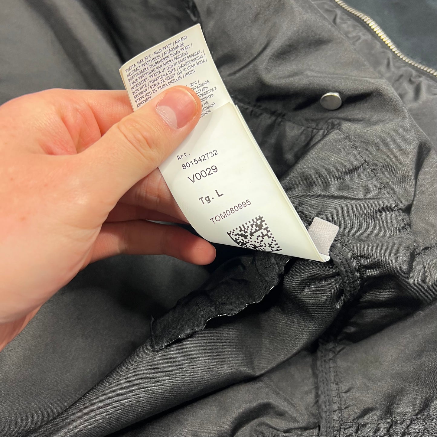 Stone Island Polyester Tela David Light Jacket Large 22.5”