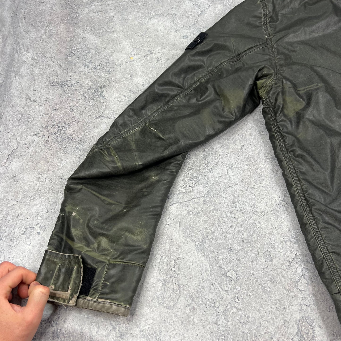 Stone Island Liquid Reflective Jacket Large 22.75”