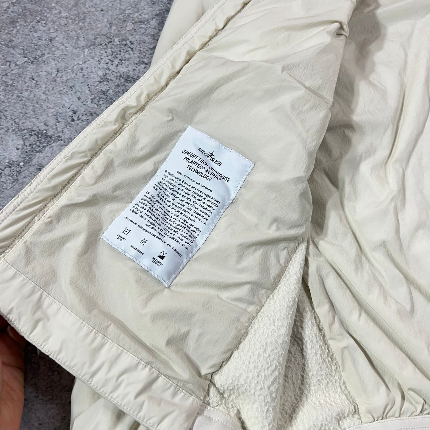 Stone Island Comfort Tech Composite Polartec Jacket Large 24”