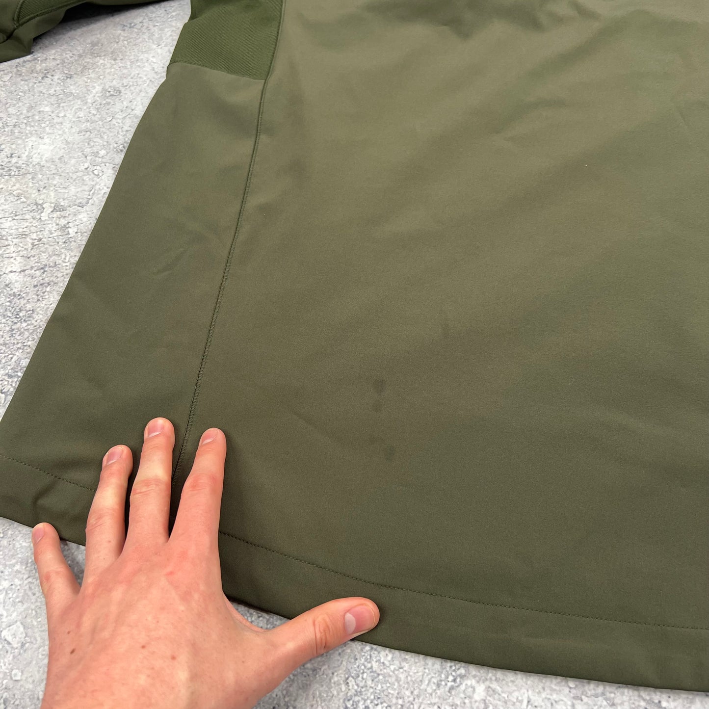 CP Company Khaki Softshell Lens Smock 46- M 22.5”