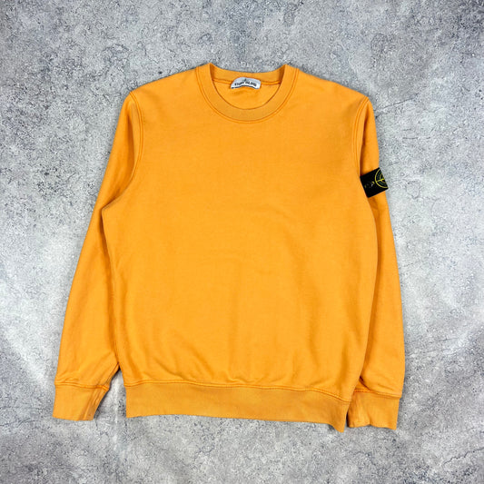 Stone Island Orange Sweatshirt Large 23.25”