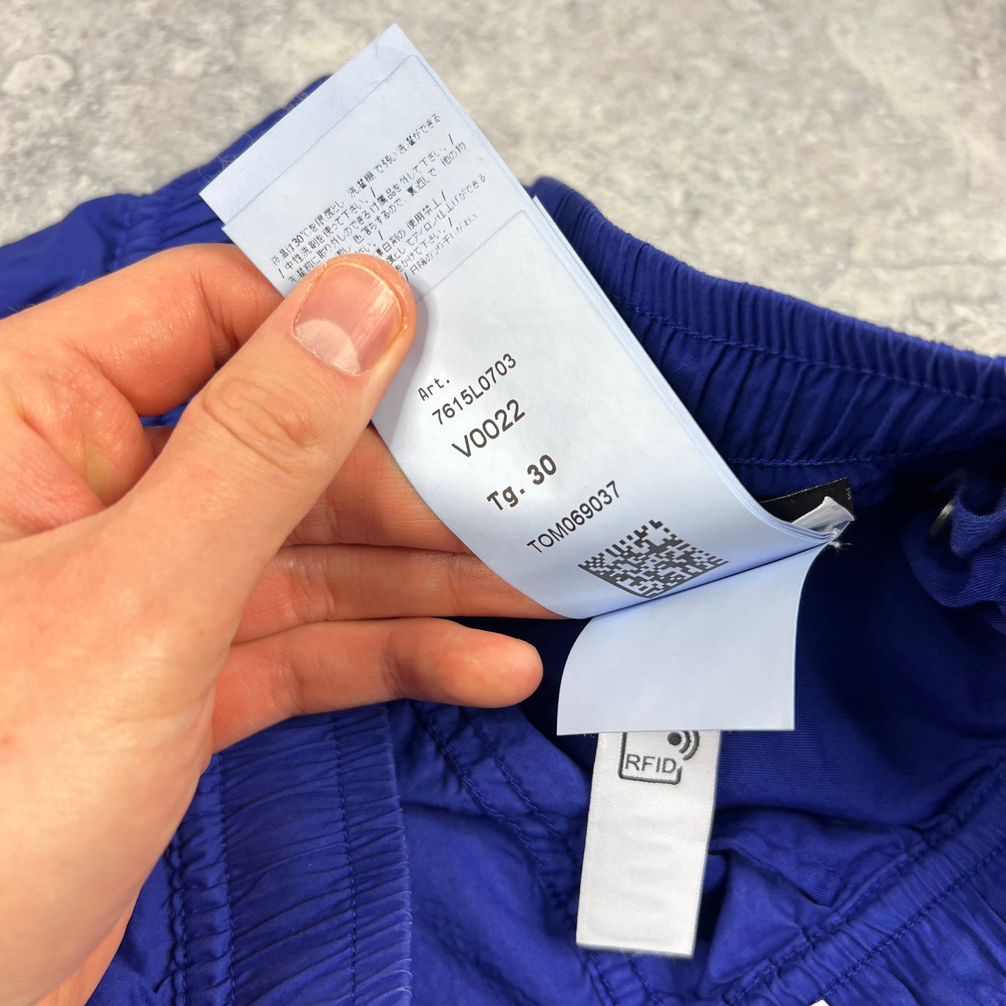 Stone Island Blue Cargo Shorts W30”