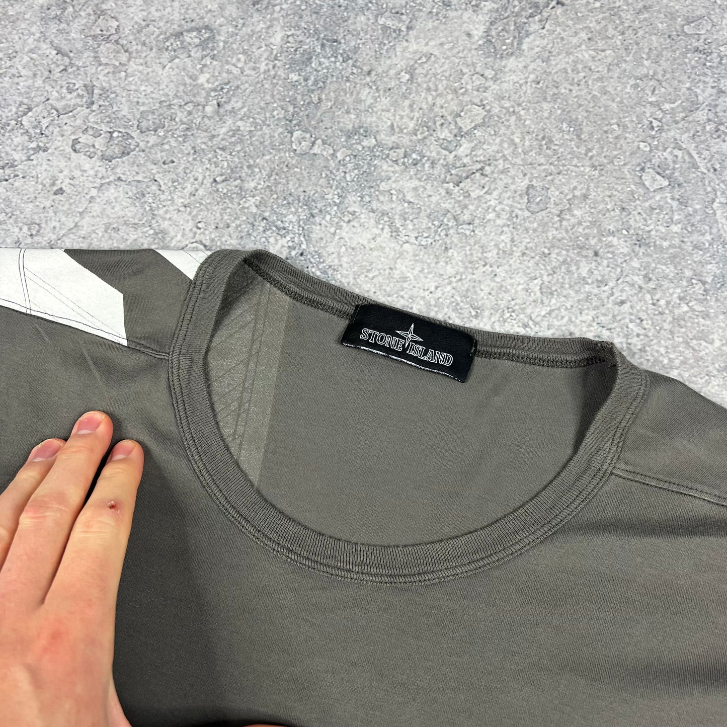 Stone Island Grey Shadow Project L/S T-Shirt 3XL 26”