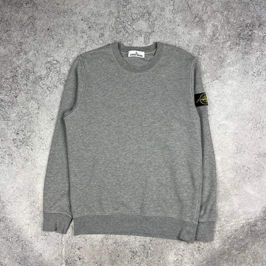 Stone Island Grey Sweatshirt Medium 21.25”
