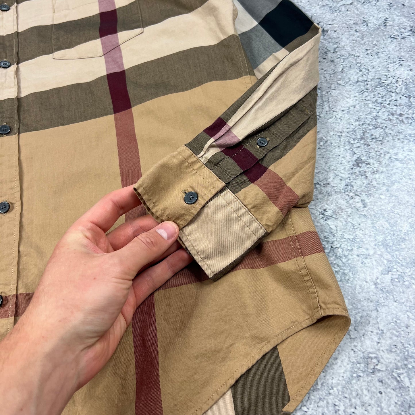 Burberry Novacheck Shirt Large 22.25”