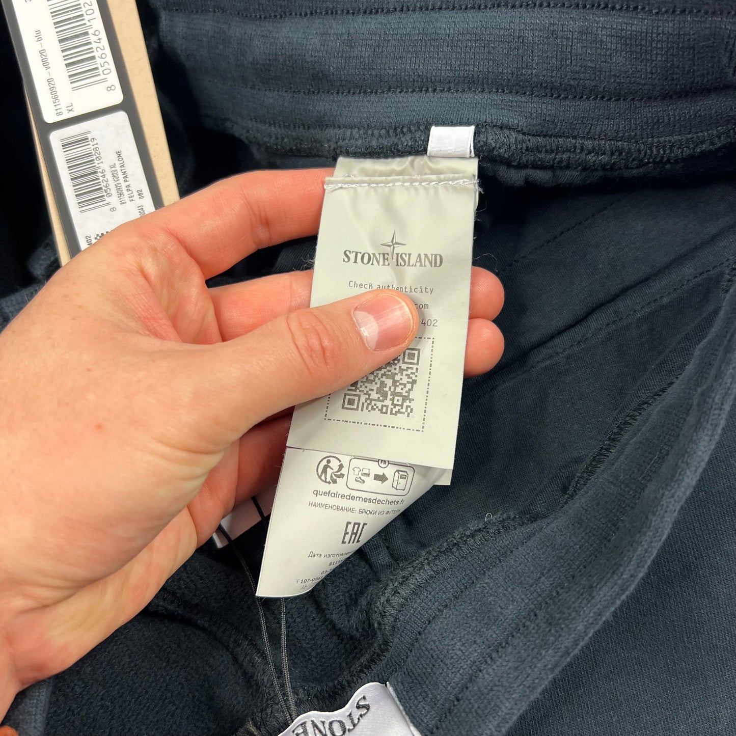 Stone Island Navy Joggers XL 34” BNWT