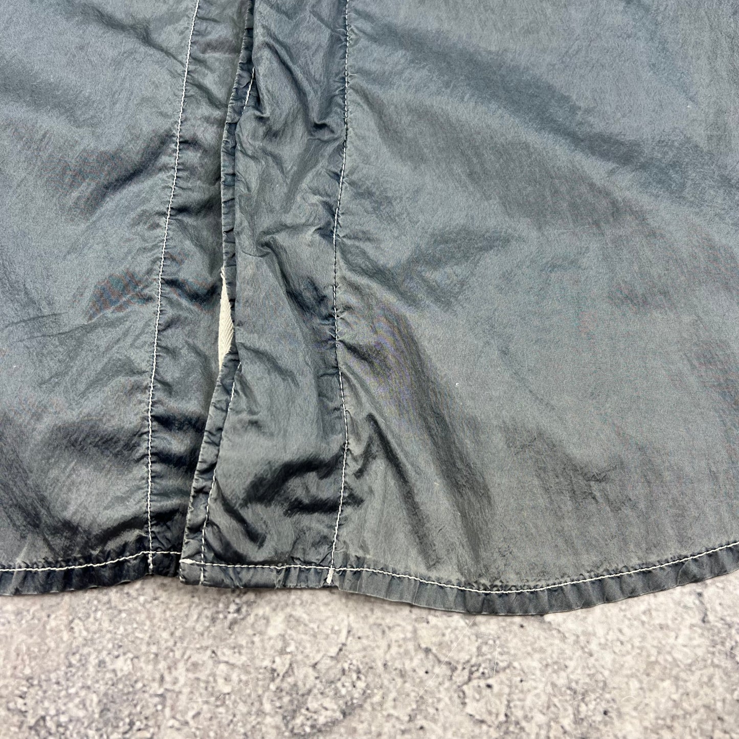 Stone Island Blue Nylon Metal Jacket Medium 19.75”