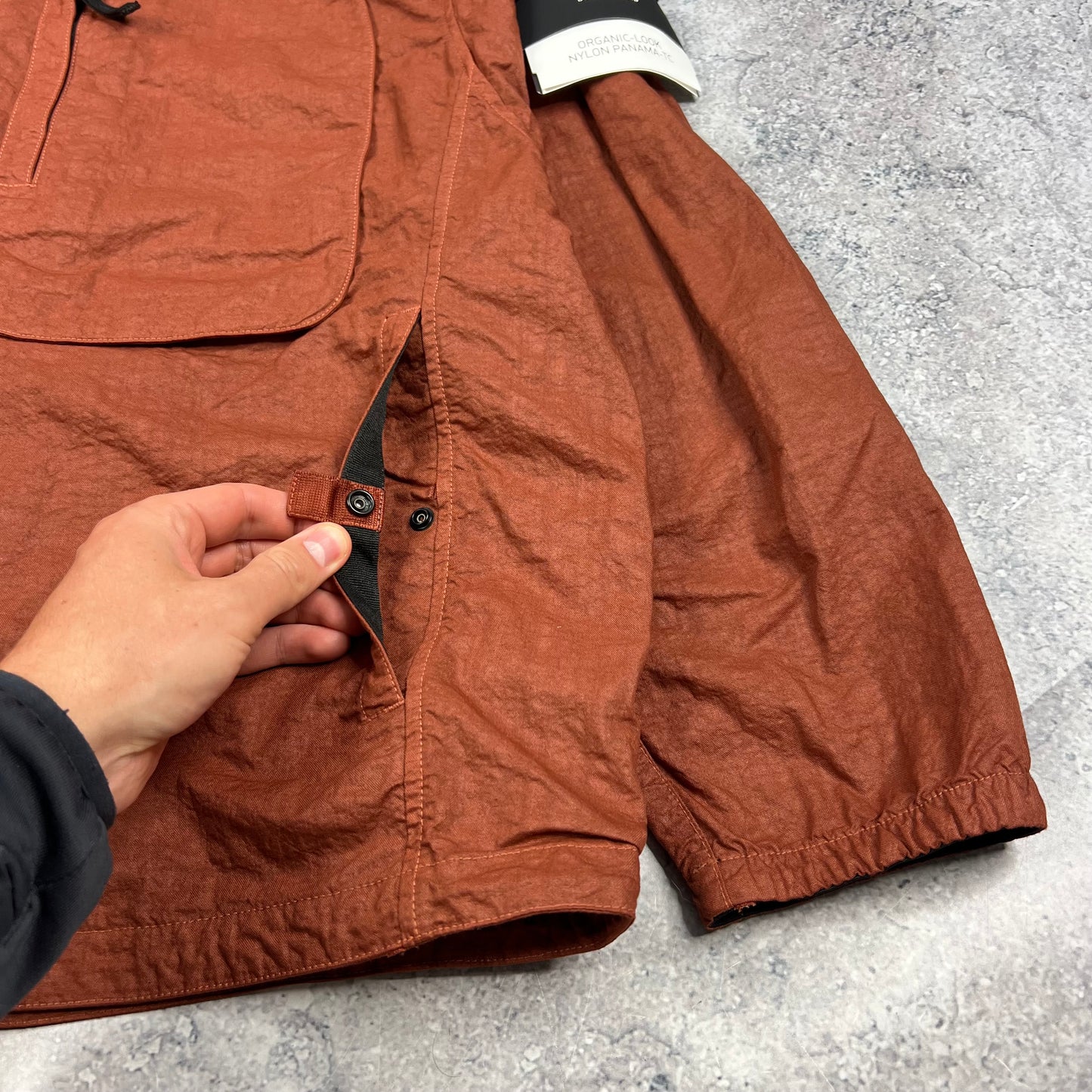Stone Island Organic Nylon Panama Jacket Large 25.5” BNWT