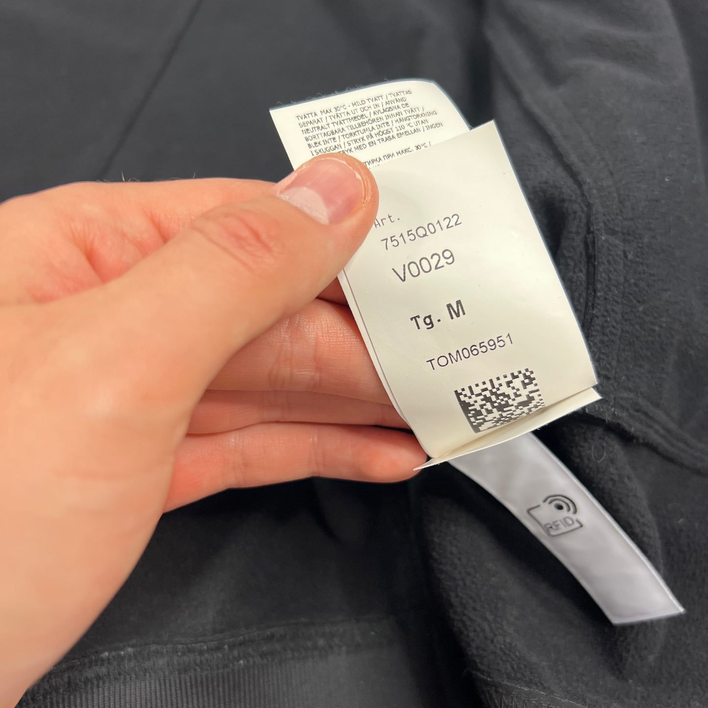 Stone Island Black Softshell Jacket Medium 21.5”