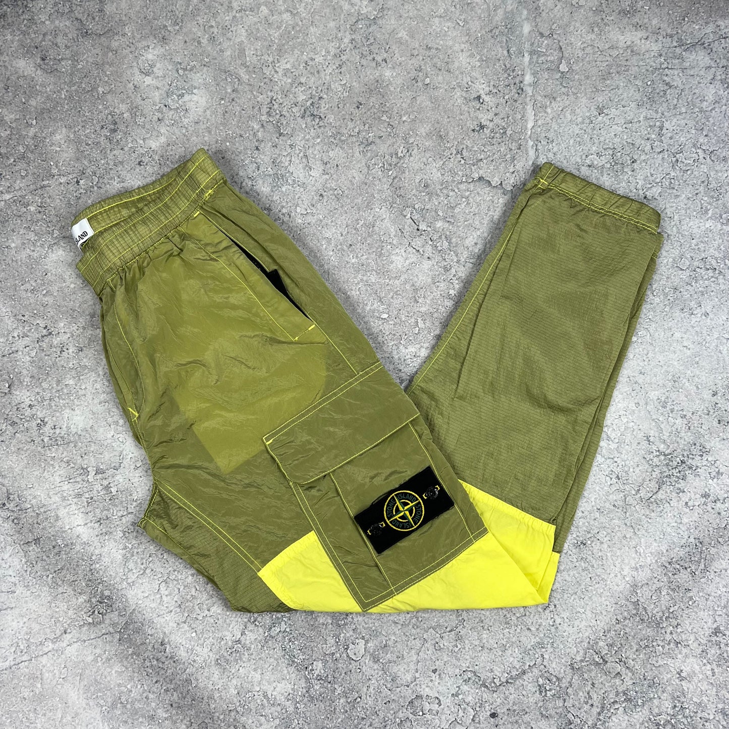 Stone Island Nylon Metal Ripstop Cargo Trousers W28-30”