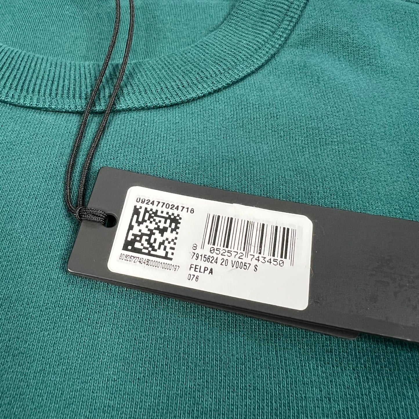 Stone Island Petrol Green Sweatshirt Small 20.5” BNWT