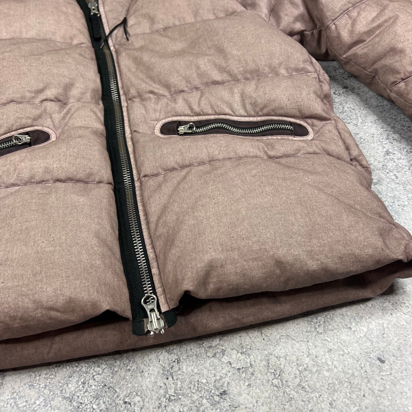 Stone Island Lino Resinato Down Jacket Large 24.5”