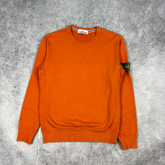 Stone Island Orange Sweatshirt Medium 20”