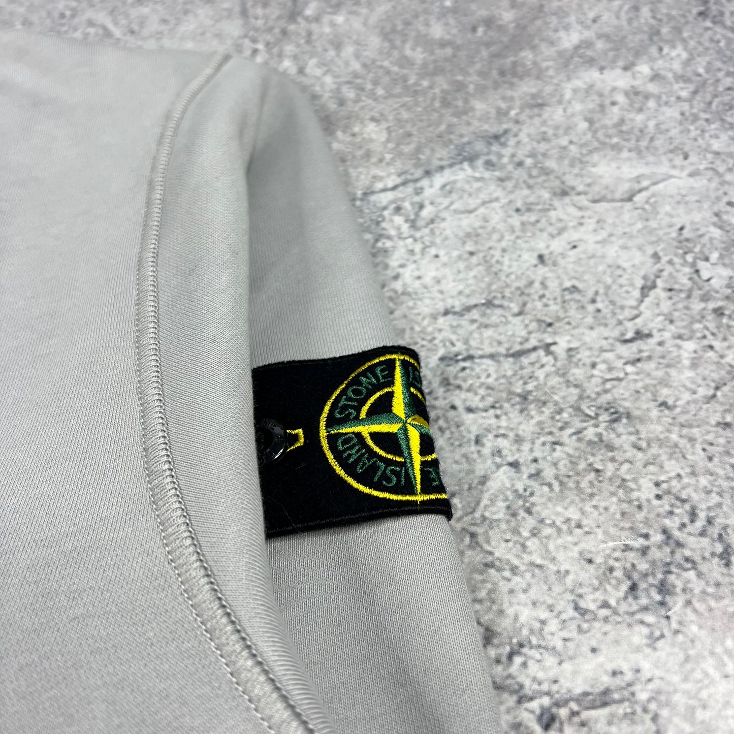 Stone Island Light Grey Quarter Zip Sweatshirt XXL 26.5” BNWT