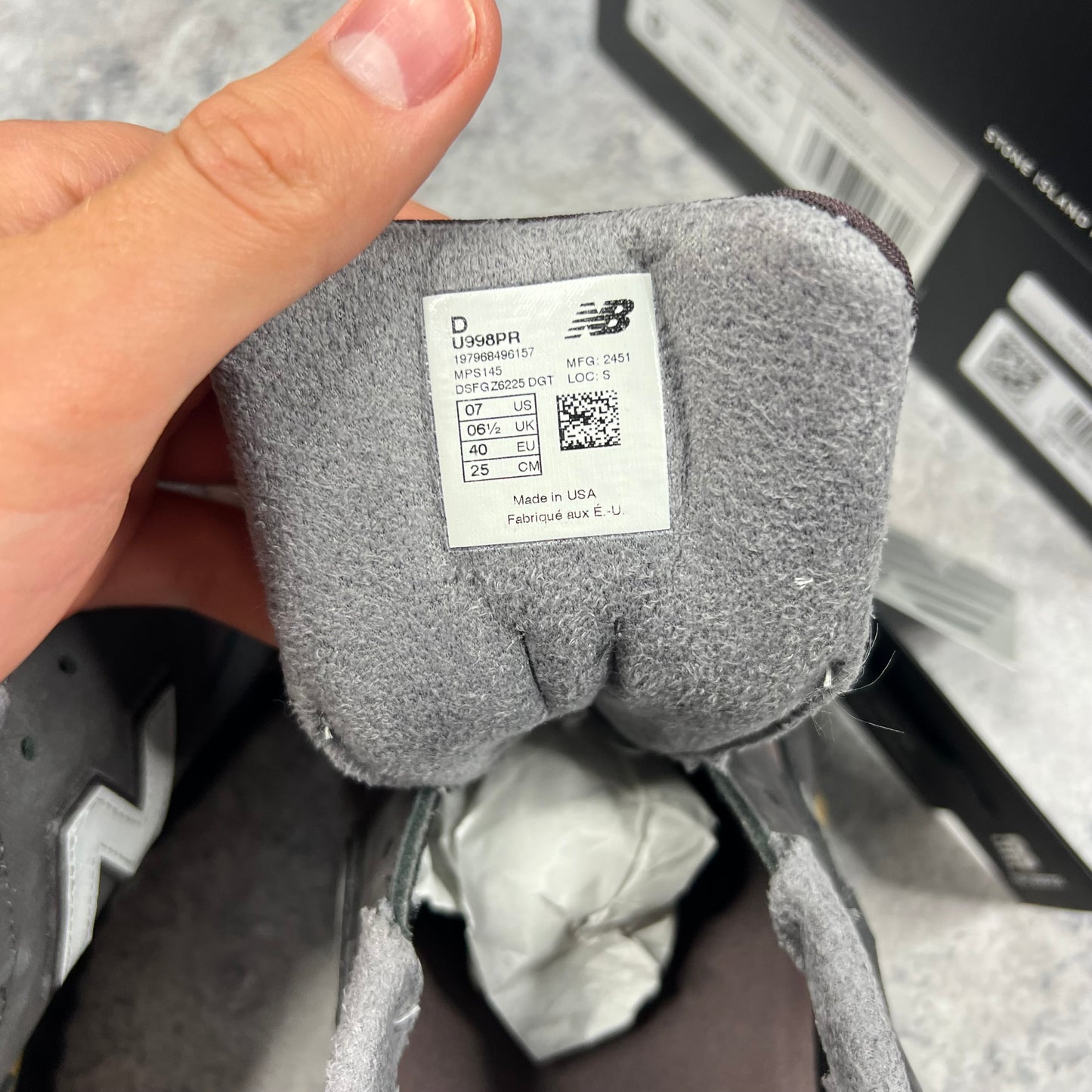 Stone Island x New Balance 998 Trainers BNIB