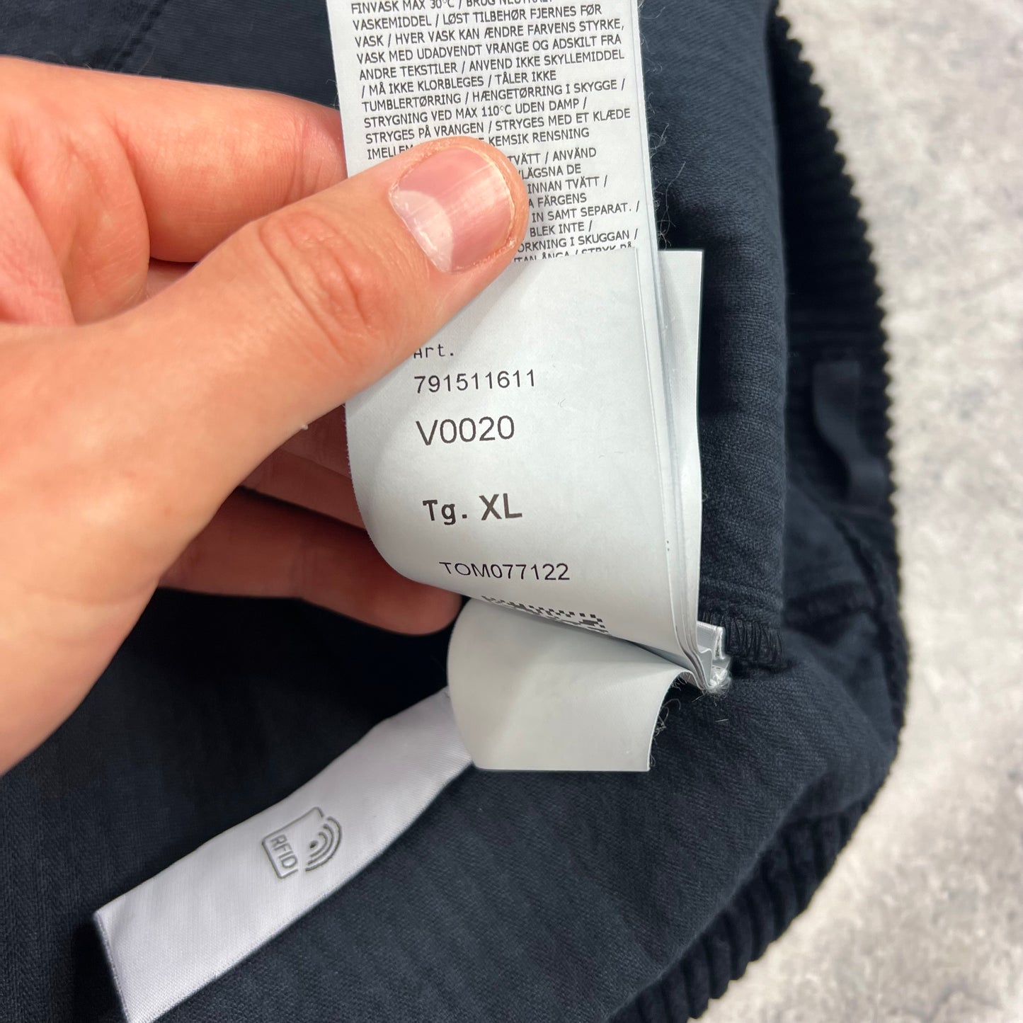 Stone Island Navy Corduroy Smock XL BNWT 27”
