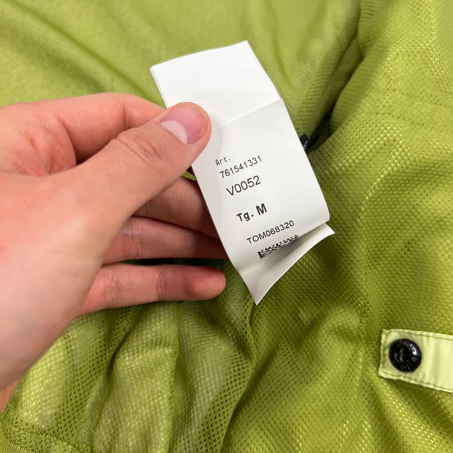 Stone Island Skin Touch Polartec Bomber Jacket Medium 21.5”