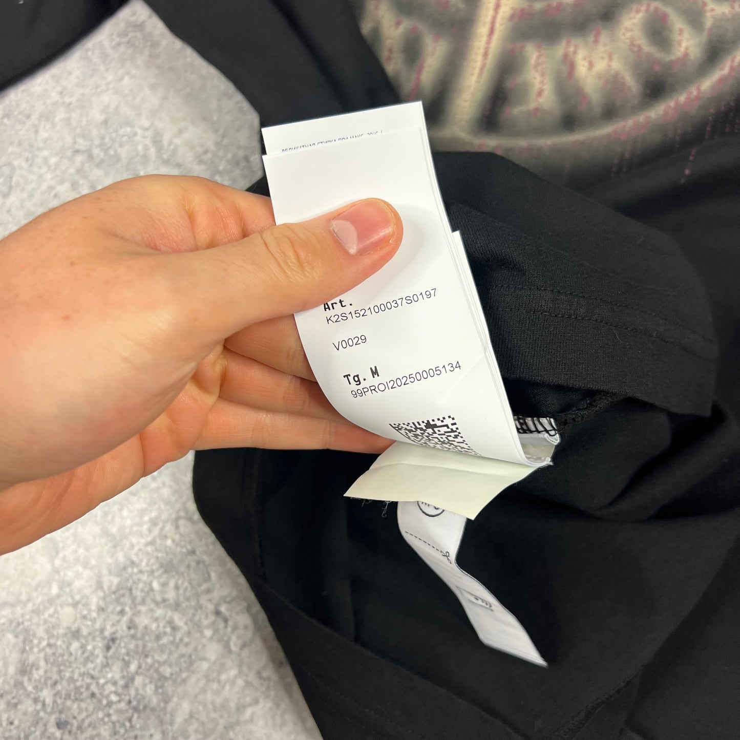 Stone Island Black Raised Logo T-Shirt BNWT