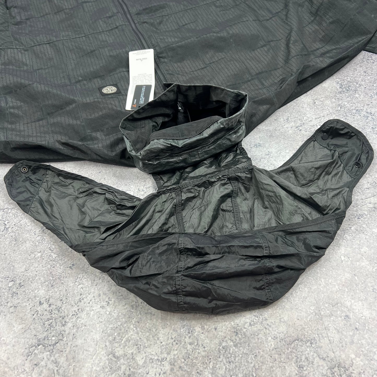 Stone Island Nylon Metal Jacquard House Check Jacket XL 26.5” BNWT