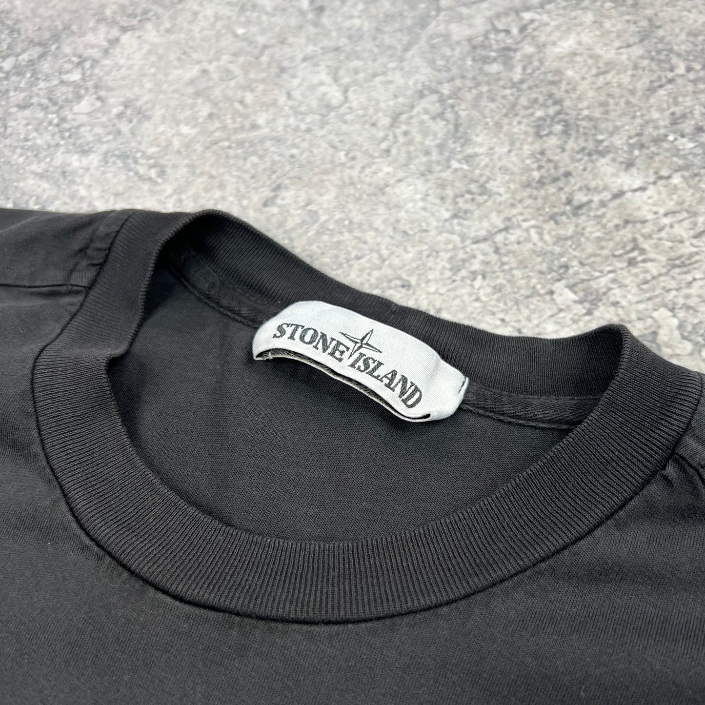 Stone Island Black Patch T-Shirt Small 19”