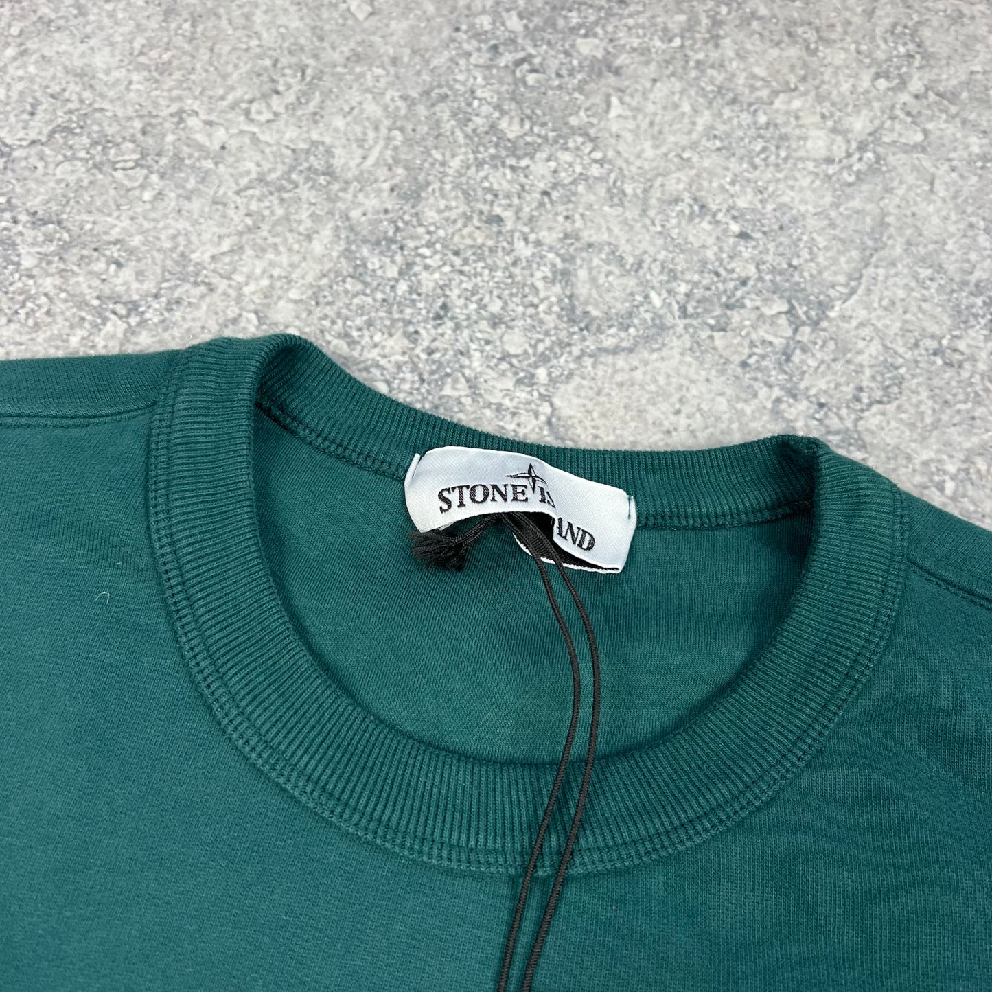 Stone Island Petrol Green Sweatshirt Small 20.5” BNWT