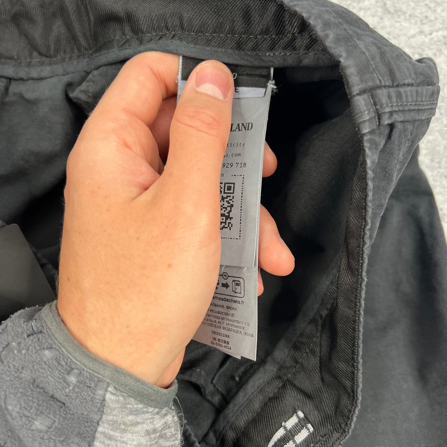 Stone Island Grey Patch Cargo Trousers W30” BNWT