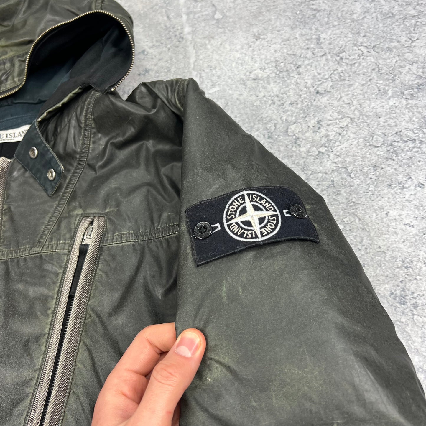 Stone Island Liquid Reflective Jacket Large 22.75”