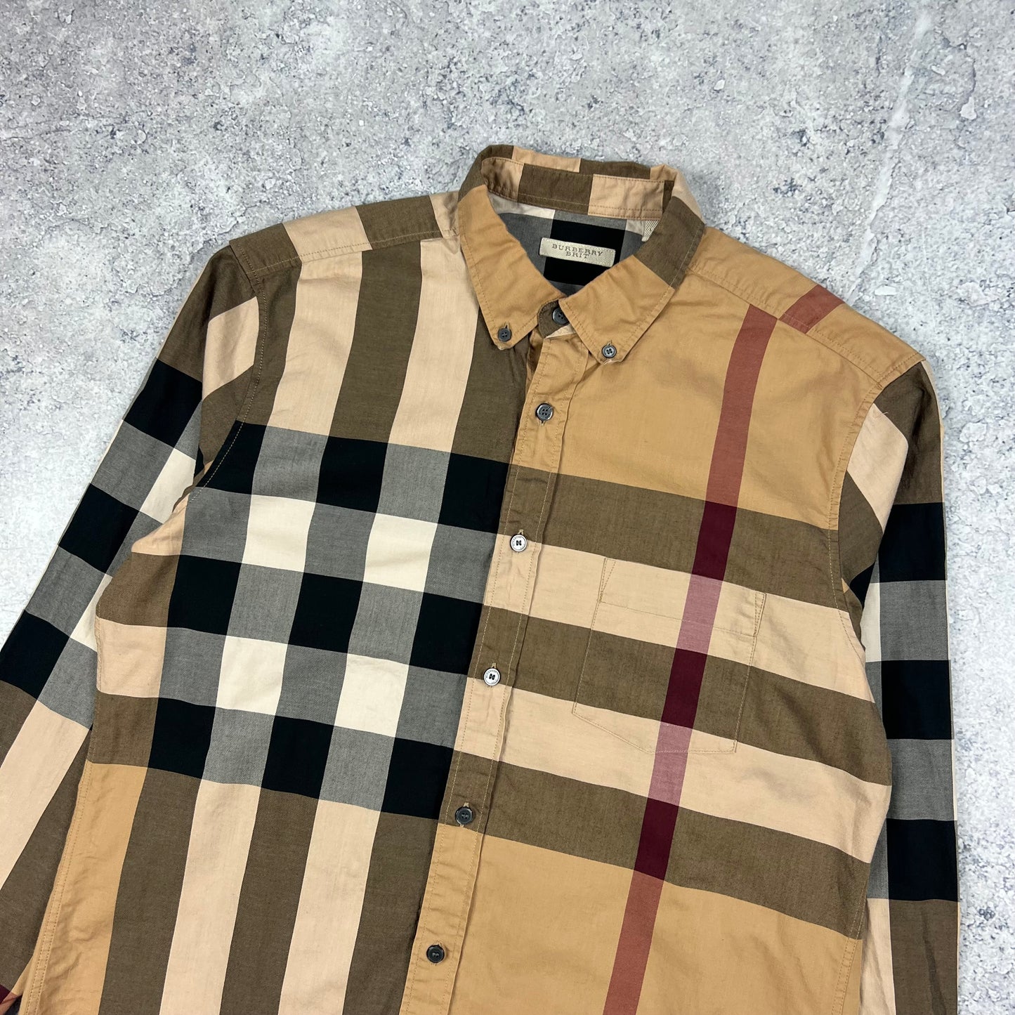 Burberry Novacheck Shirt Large 22.25”