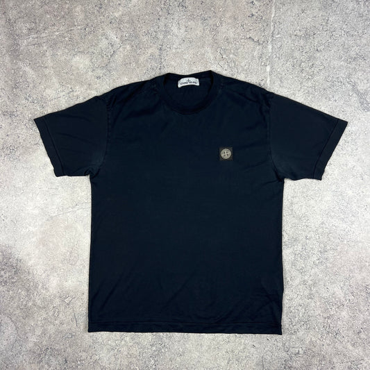 Stone Island Navy Patch T-Shirt Large 21.5”