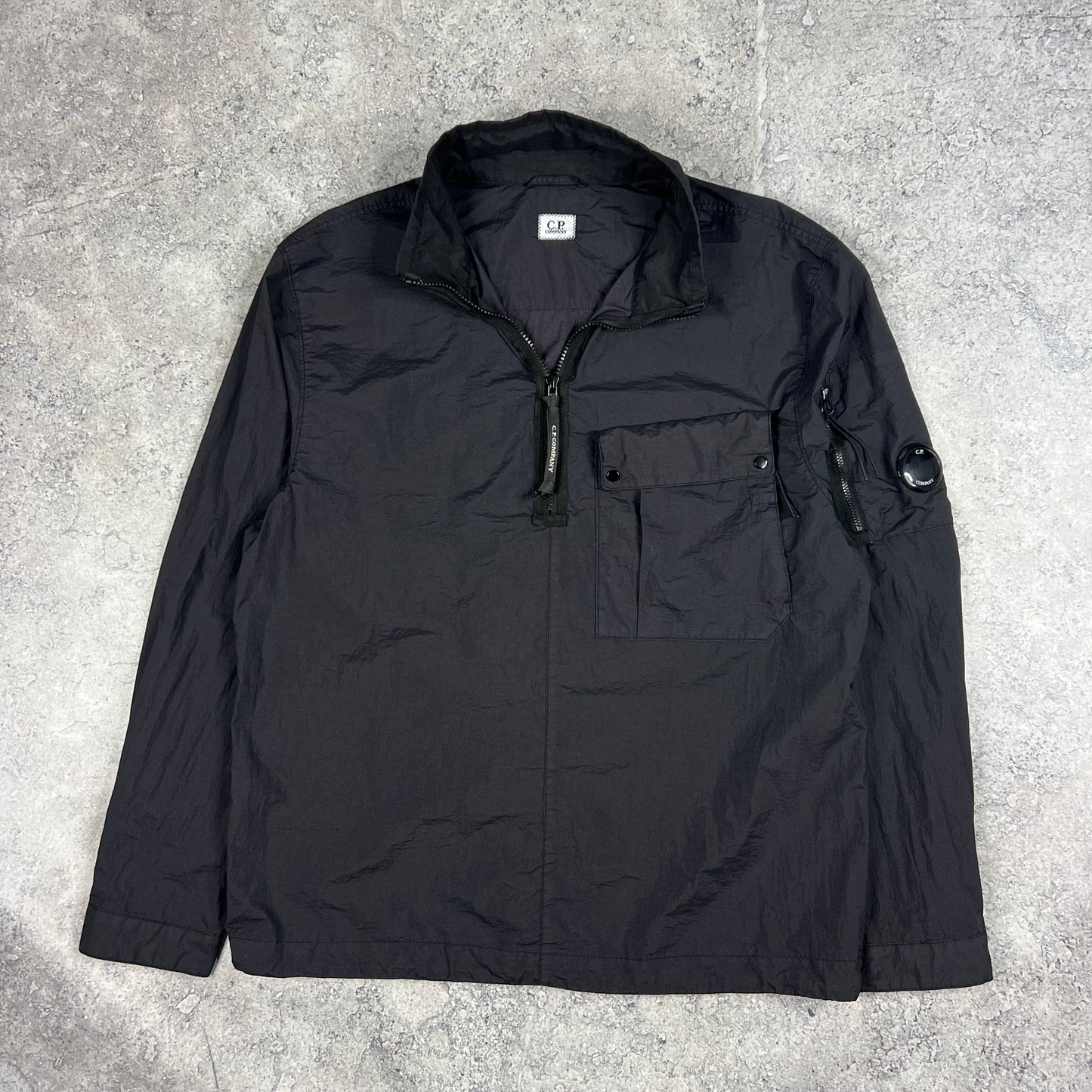 CP Company Chrome Half Zip Smock Medium 22.75”