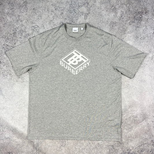 Burberry Grey Logo T-Shirt XL 25.25”