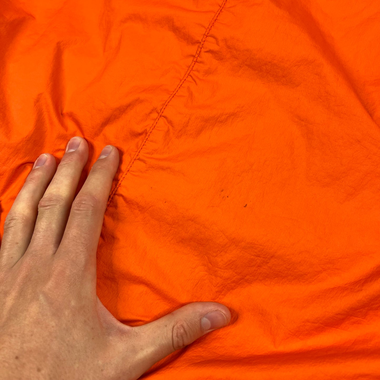 Stone Island Orange Membrana Jacket Large 23”
