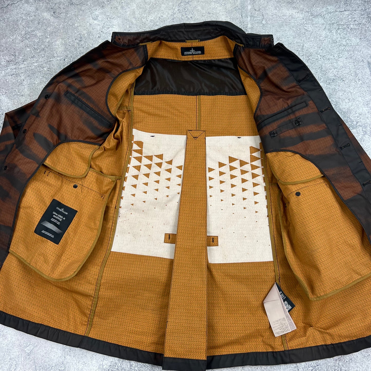 Stone Island Shadow Project DPM Grid R Inverse Jacket Small 20.5”
