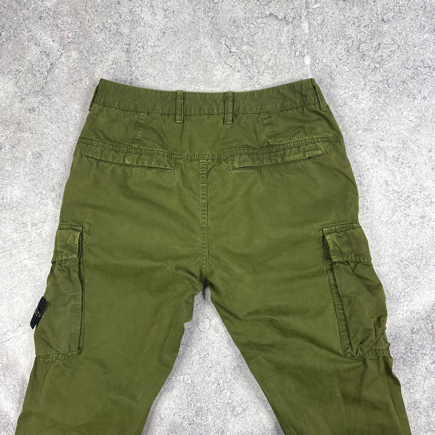 Stone Island Khaki Cargo Trousers W30”