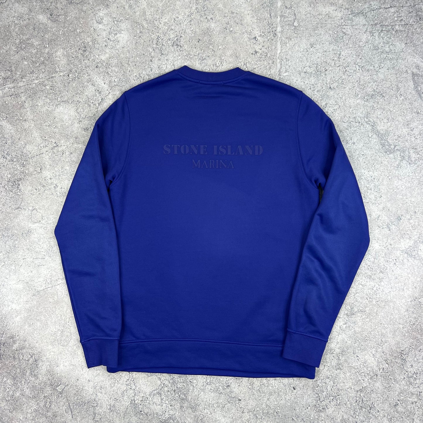 Stone Island Marina Blue Sweatshirt Medium 21.25”