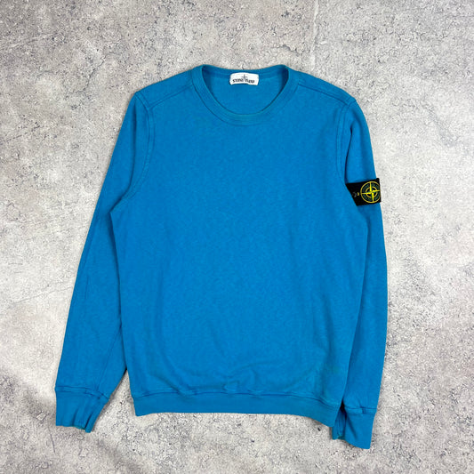 Stone Island Blue Sweatshirt Medium 21”