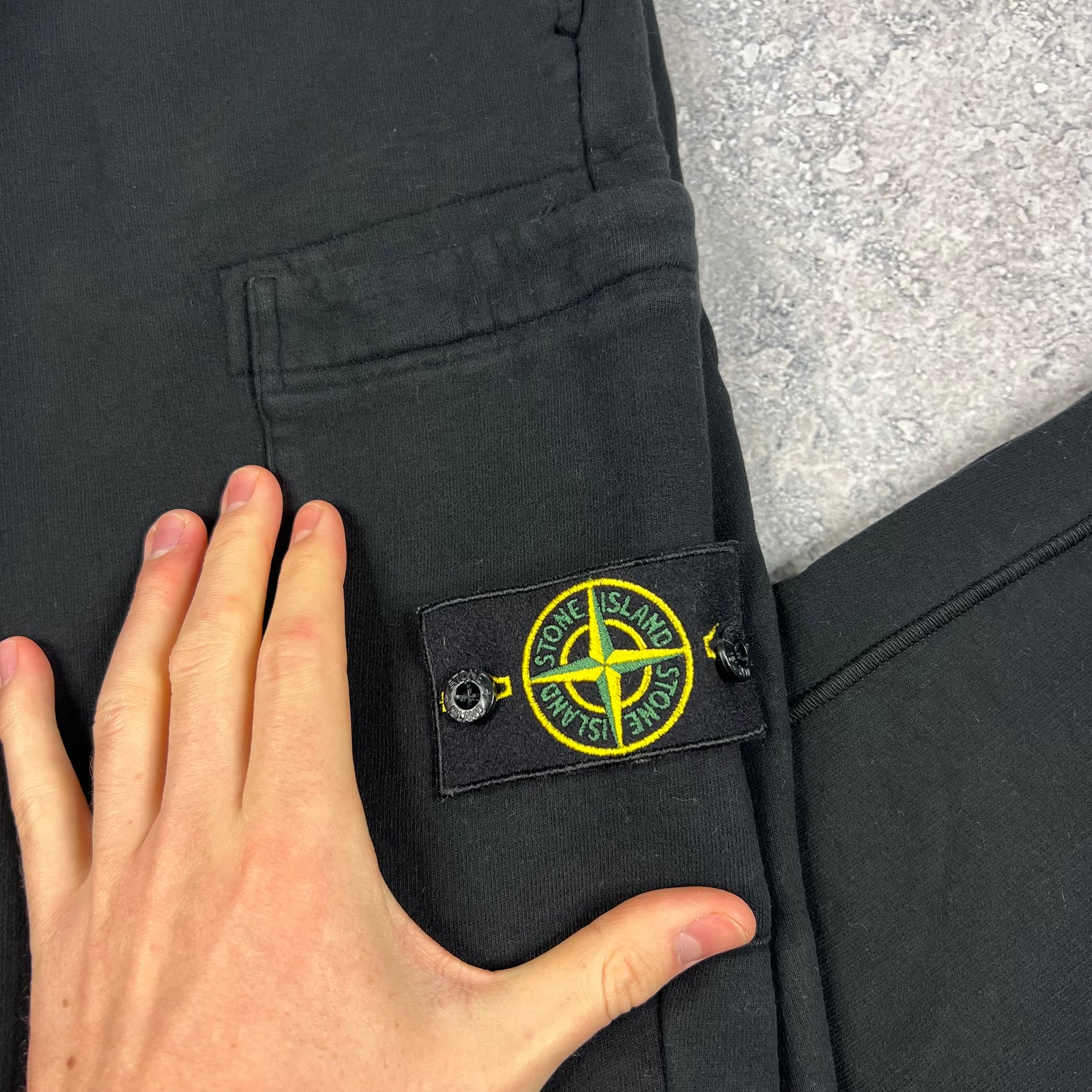 Stone Island Black Joggers 3XL 38”