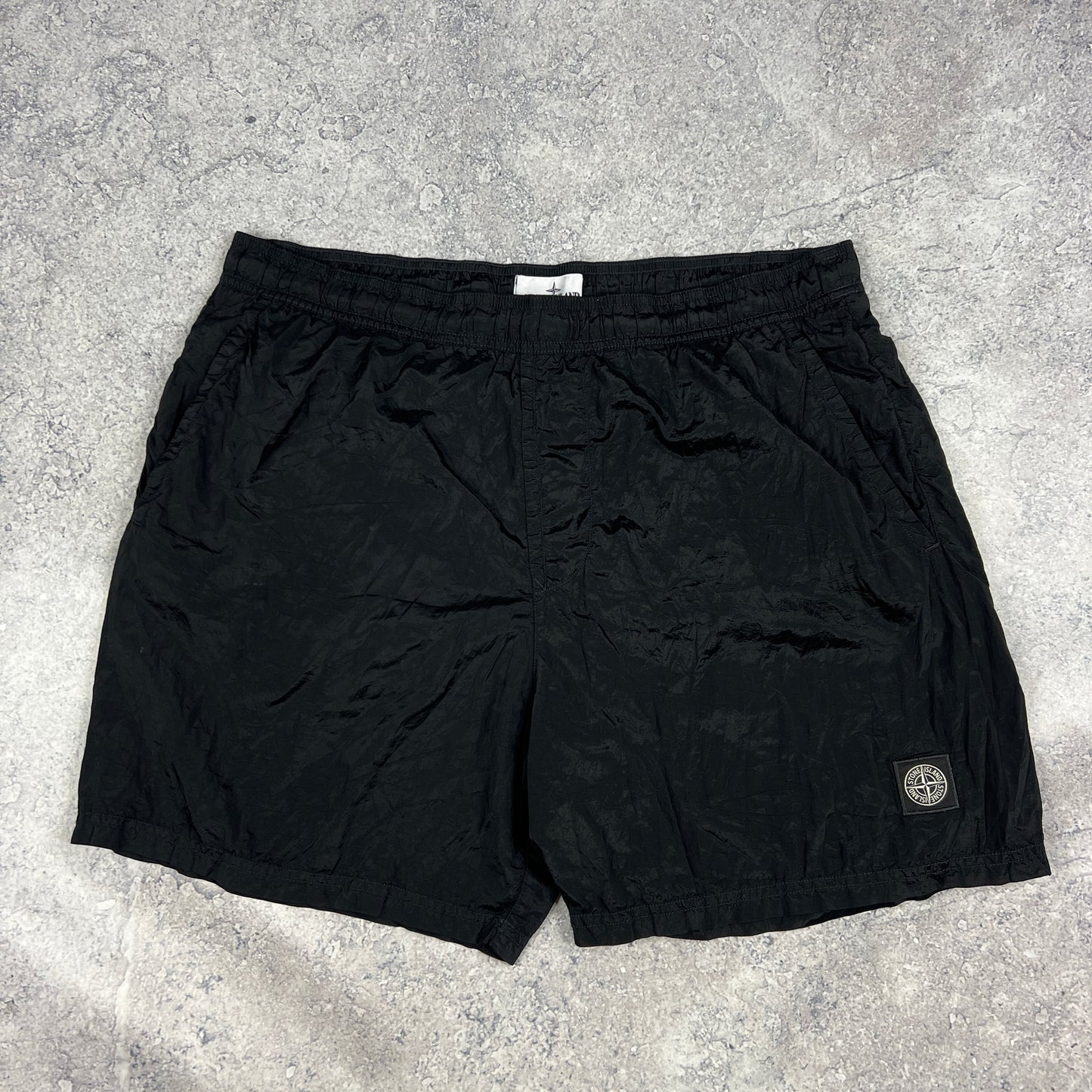 Stone Island Black Nylon Metal Swimshorts XXL W36-38