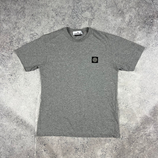 Stone Island Grey Patch T-Shirt Medium 19.5”