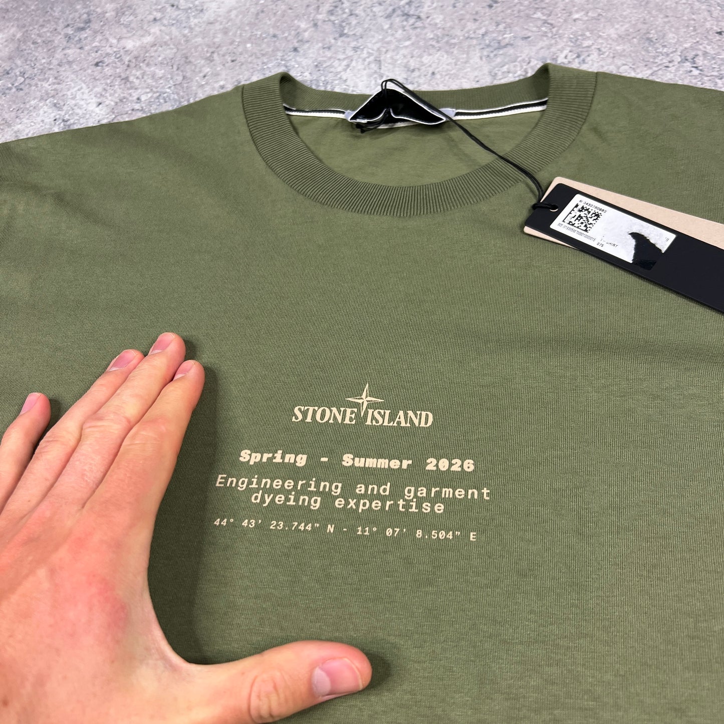 Stone Island Green Compass T-Shirt BNWT