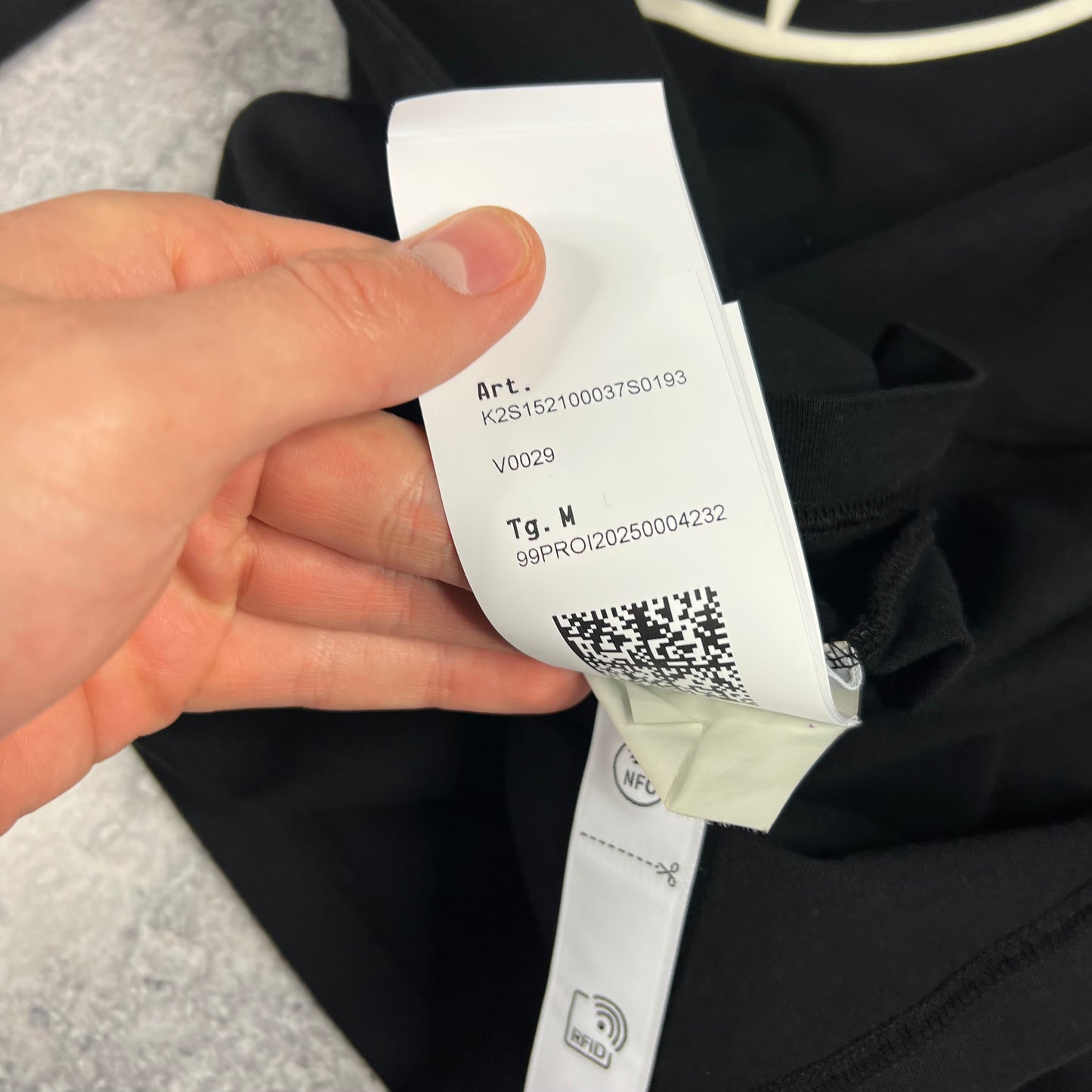 Stone Island Black Dial T-Shirt Medium 22” BNWT