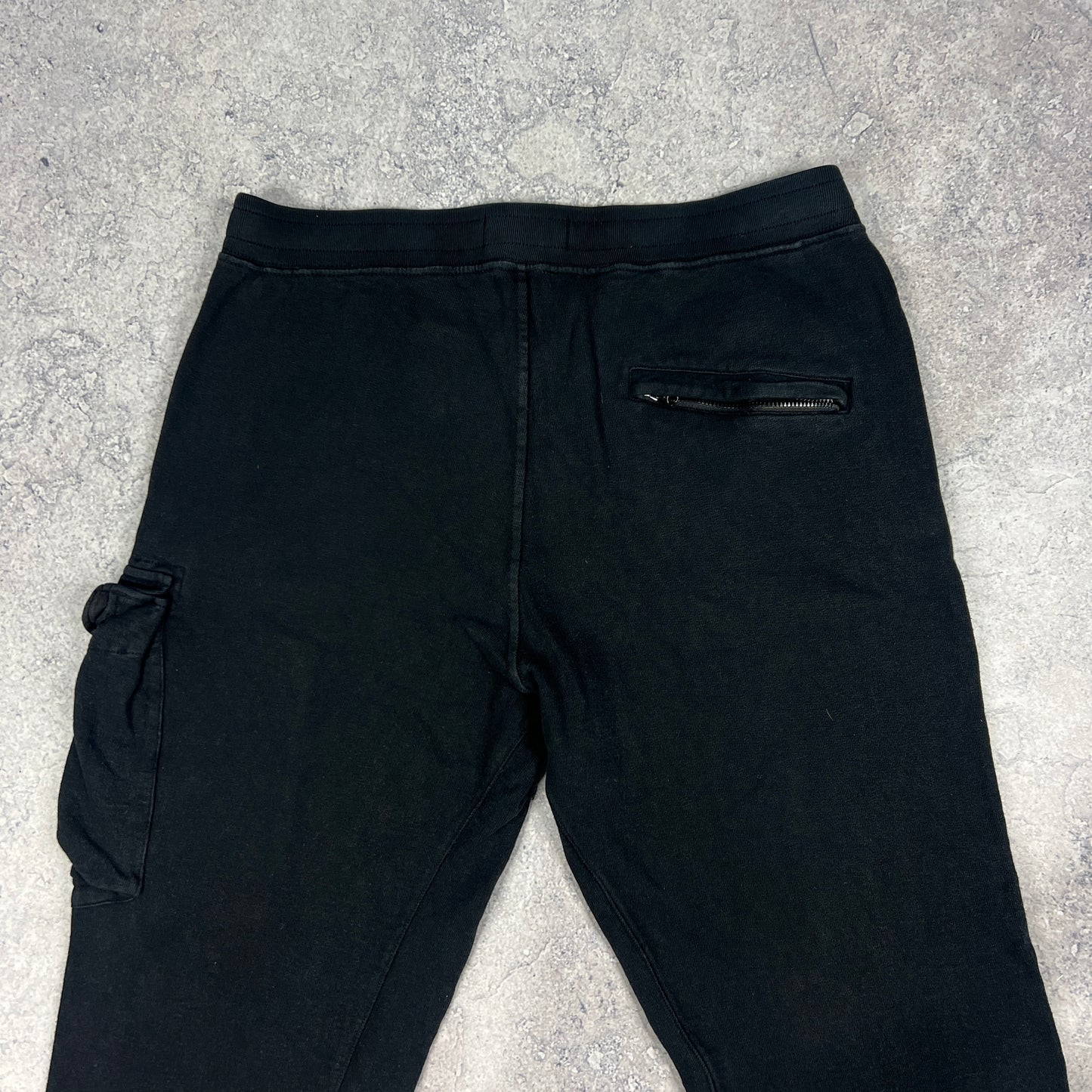 Stone Island Black Joggers Large W32-34”