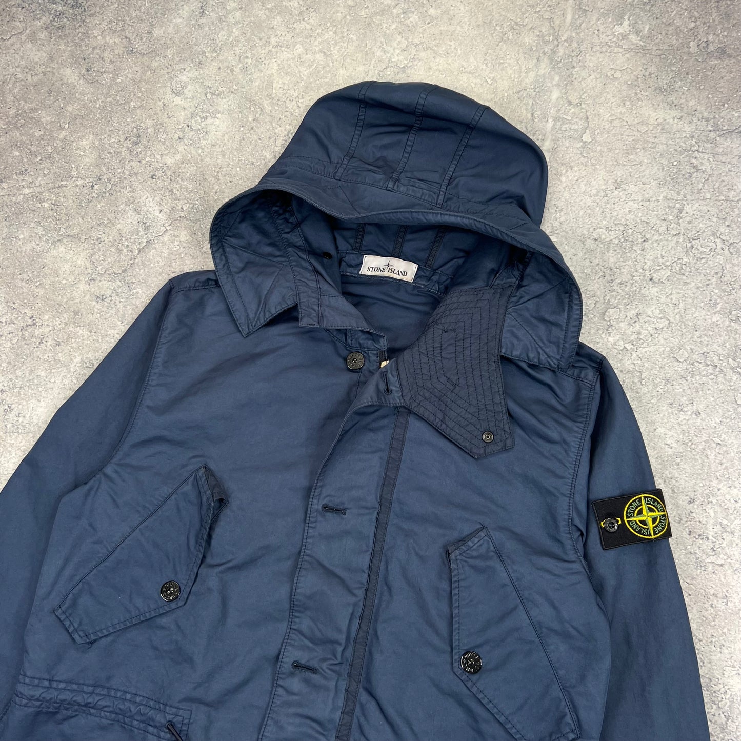 Stone Island Blue David TC Jacket Medium 23.25”