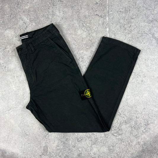 Stone Island Dark Grey Ripstop Cargo Trousers W31”