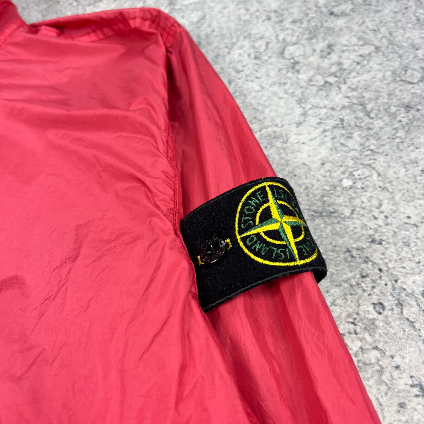Stone Island Pink Crinkle Reps Jacket Large 22.5”