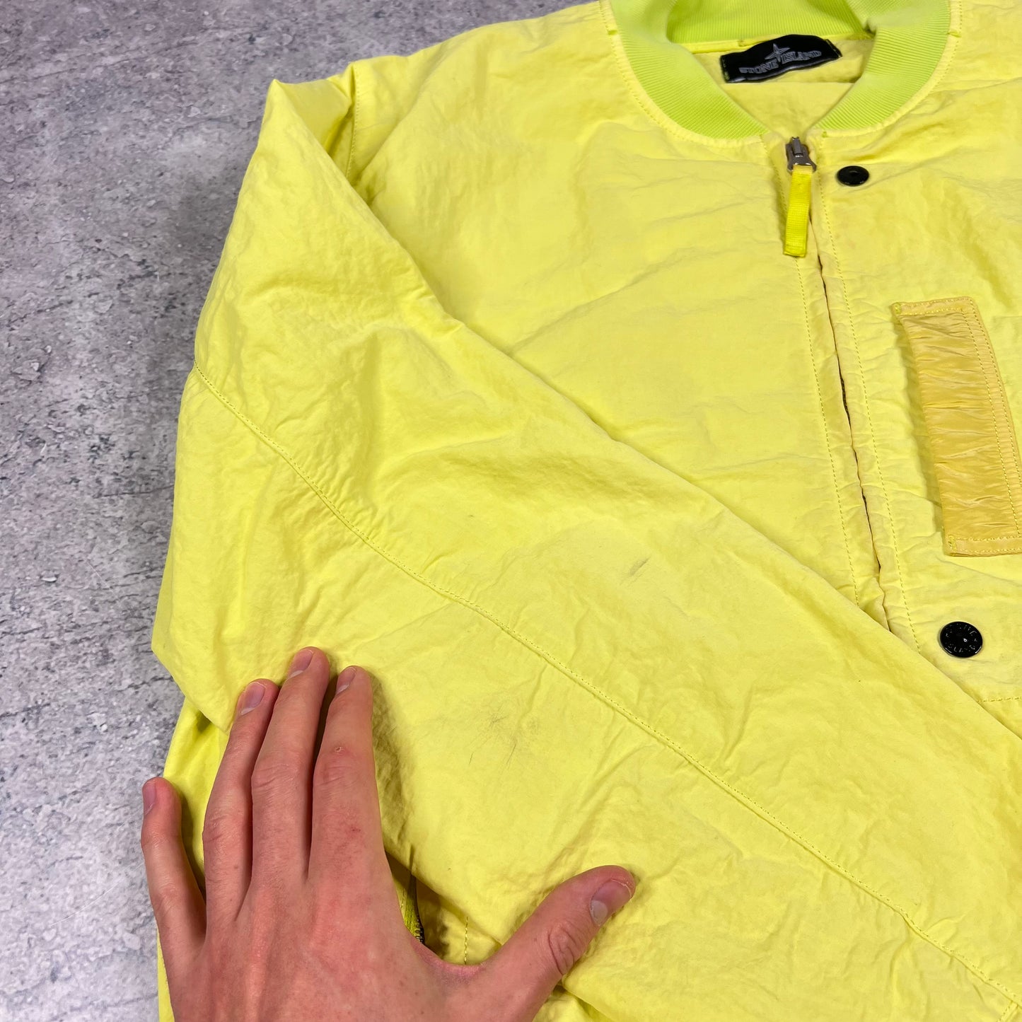 Stone Island Shadow Project Naslan Bomber Jacket Large 23.5”