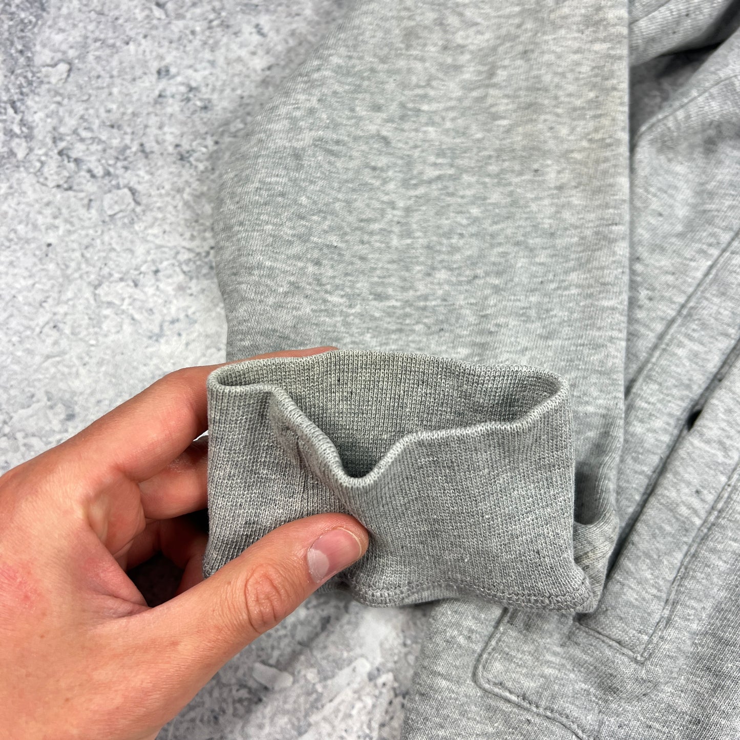 Stone Island Grey FZ Hoodie Large 23”