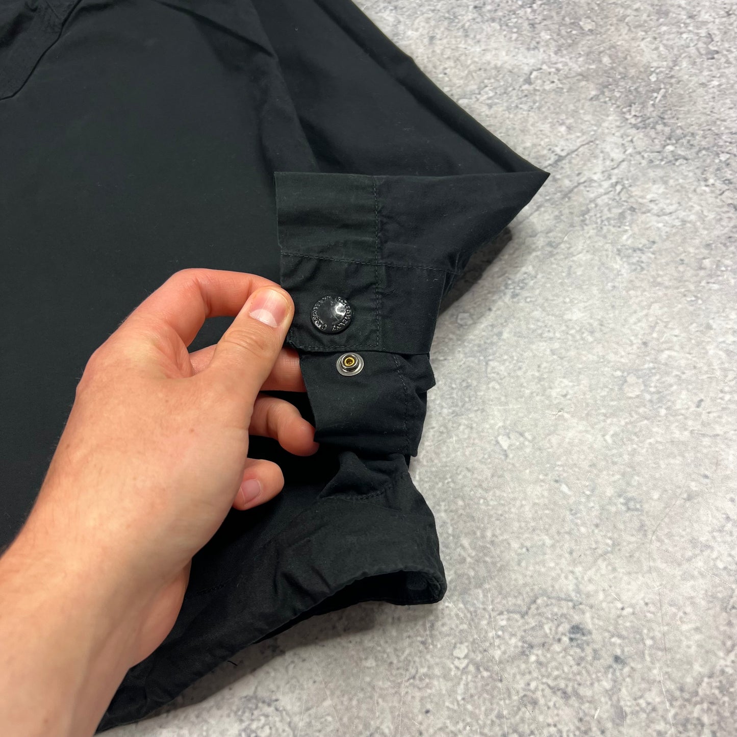 CP Company Black Gabardine Smock Large 23.25”